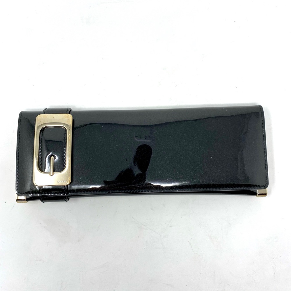 Gucci Romy Patent Buckle Clutch